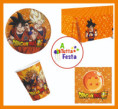 KIT FESTA DRAGON BALL X8 PERSONE  